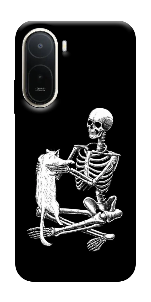 Чохол Skeleton with cat для Xiaomi Redmi A7 Pro 4G
