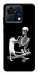 Чехол Skeleton with cat для ZTE Blade V50 Vita