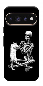 Чехол Skeleton with cat для Google Pixel 11 Pro XL