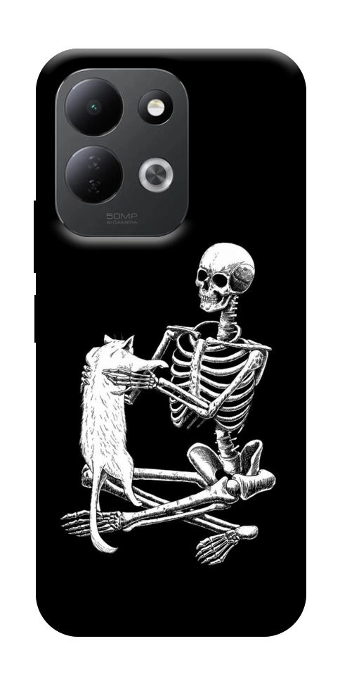 Чохол Skeleton with cat для Xiaomi Redmi 17