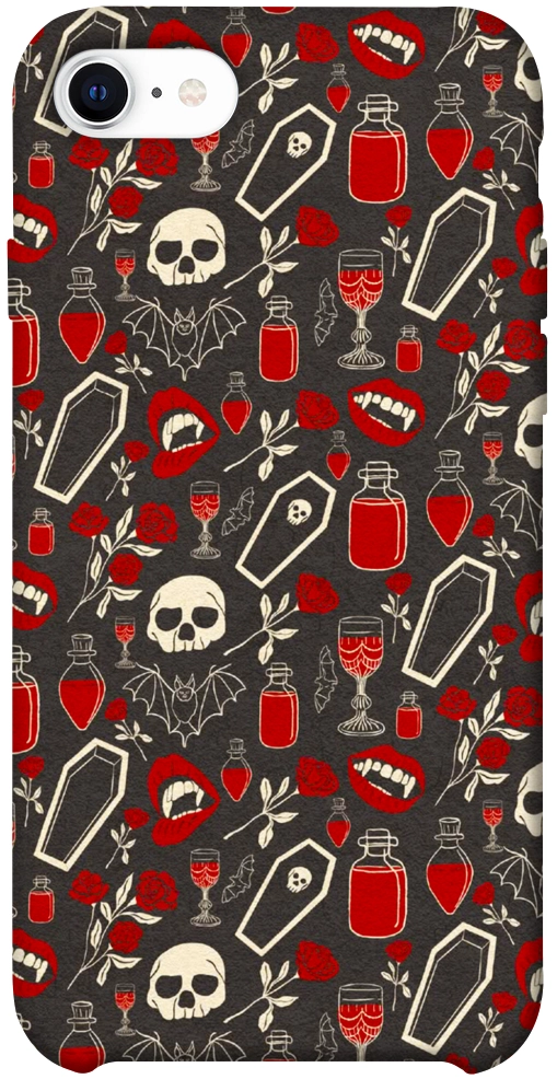 Чехол Vimpyre pattern для iPhone SE (2020)