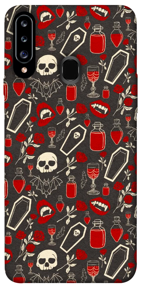 Чехол Vimpyre pattern для Galaxy A20s (2019)