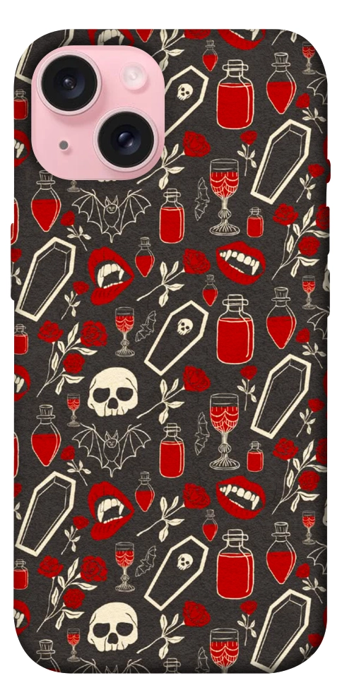 Чехол Vimpyre pattern для iPhone 15