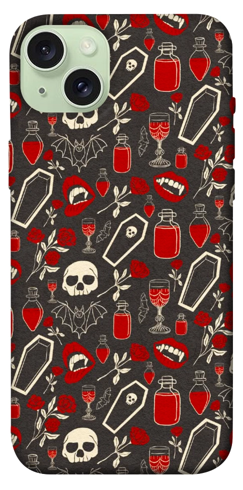 Чехол Vimpyre pattern для iPhone 15 Plus