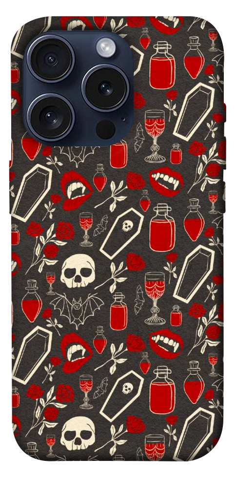Чехол Vimpyre pattern для iPhone 15 Pro