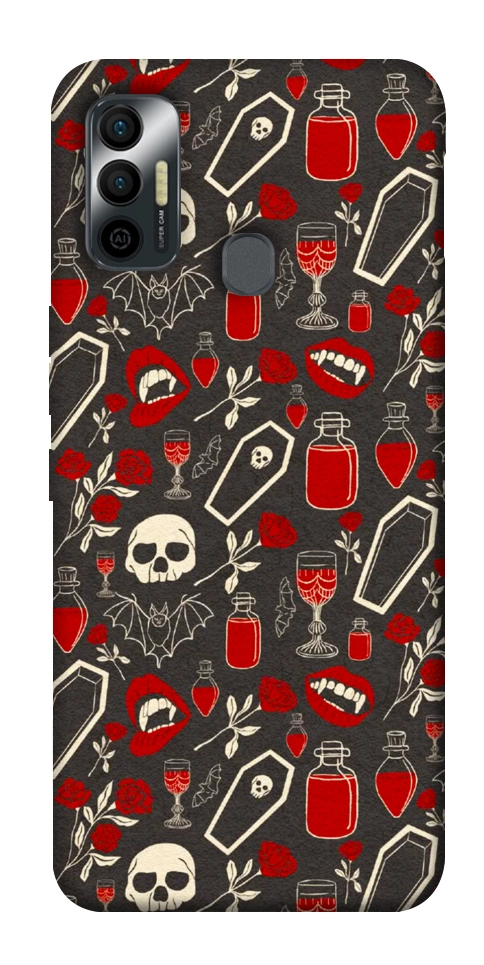 Чехол Vimpyre pattern для TECNO Spark 7