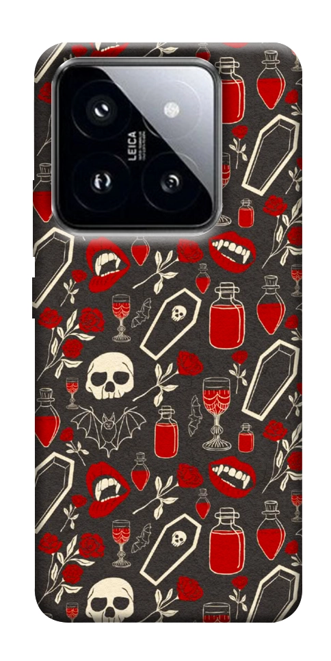 Чехол Vimpyre pattern для Xiaomi 14 Pro