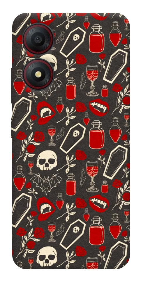 Чехол Vimpyre pattern для ZTE Blade A34 4G