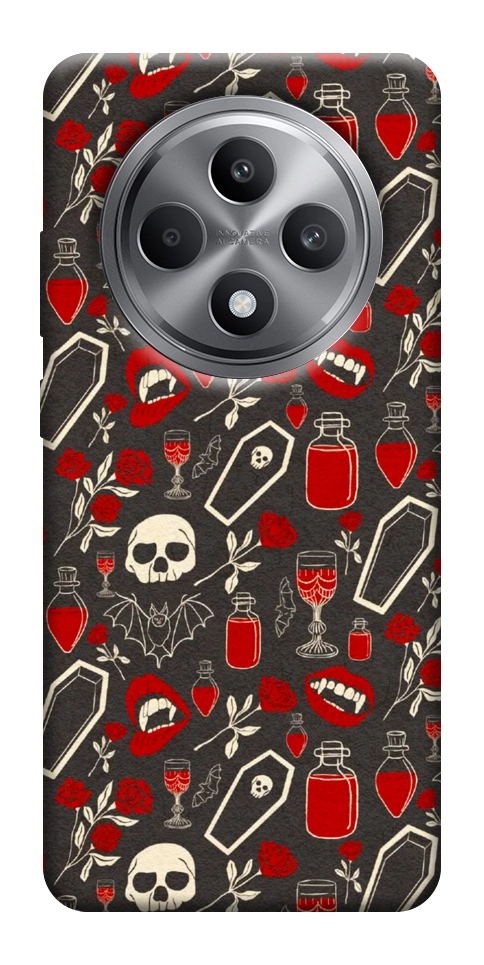 Чехол Vimpyre pattern для Oppo Reno 12 F 4G