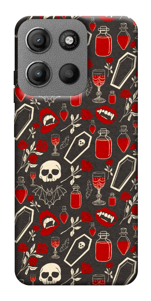 Чехол Vimpyre pattern для Motorola Moto G15 4G