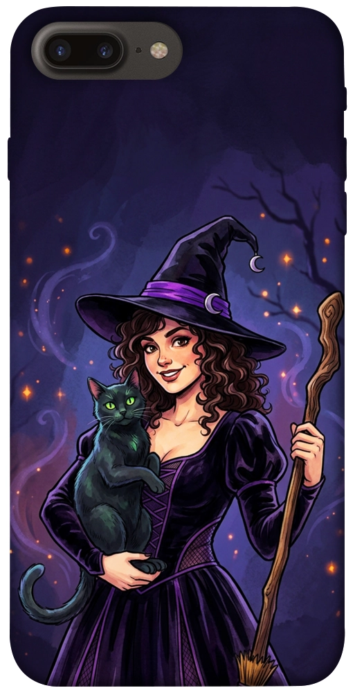 Чохол Witch and cat для iPhone 7 Plus