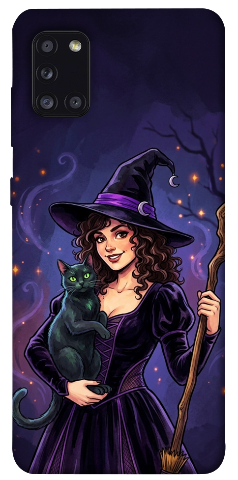 Чехол Witch and cat для Galaxy A31 (2020)