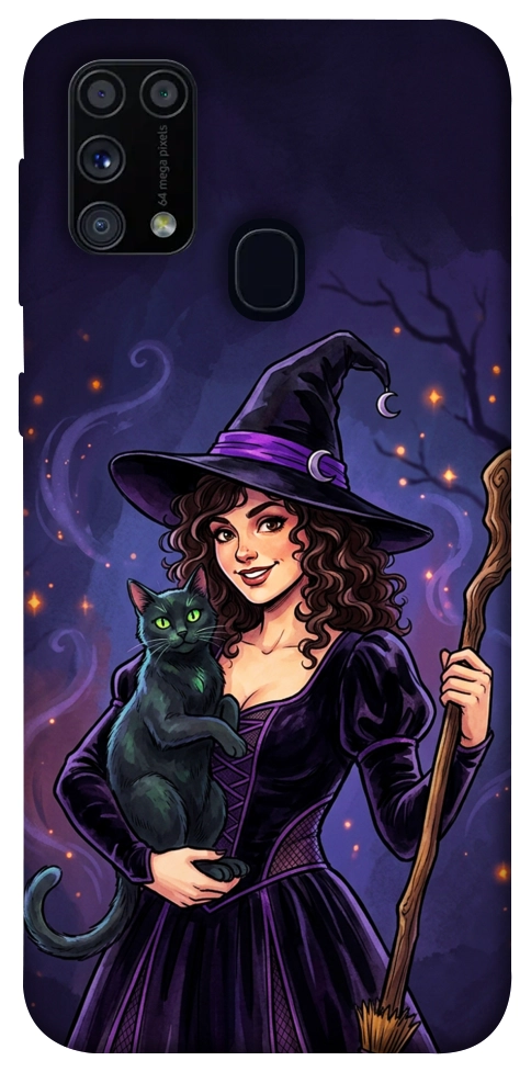 Чехол Witch and cat для Galaxy M31 (2020)