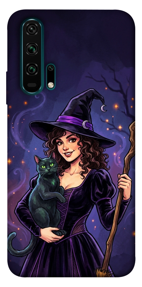 Чехол Witch and cat для Huawei Honor 20 Pro
