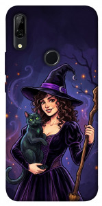 Чохол Witch and cat для Huawei P Smart Z