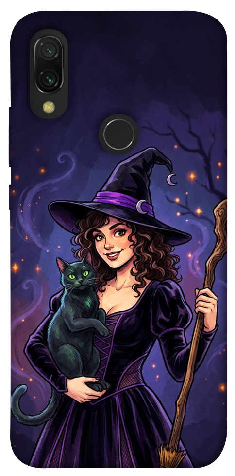 Чехол Witch and cat для Xiaomi Redmi 7