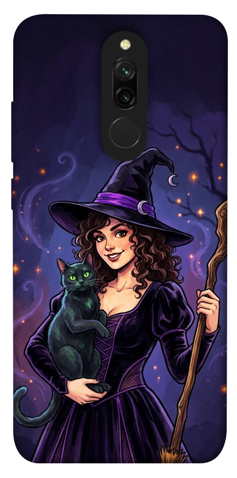 Чехол Witch and cat для Xiaomi Redmi 8