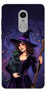 Чохол Witch and cat для Xiaomi Redmi Note 4 (Snapdragon)