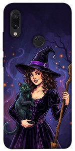 Чохол Witch and cat для Xiaomi Redmi Note 7 Pro