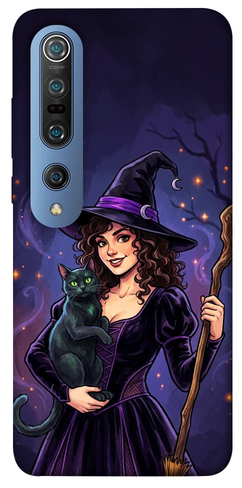 Чохол Witch and cat для Xiaomi Mi 10