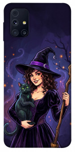Чохол Witch and cat для Galaxy M31s