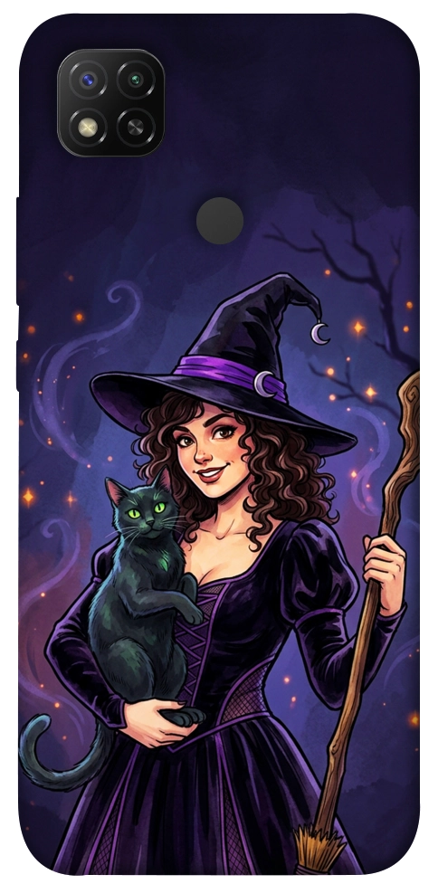 Чехол Witch and cat для Xiaomi Redmi 9C