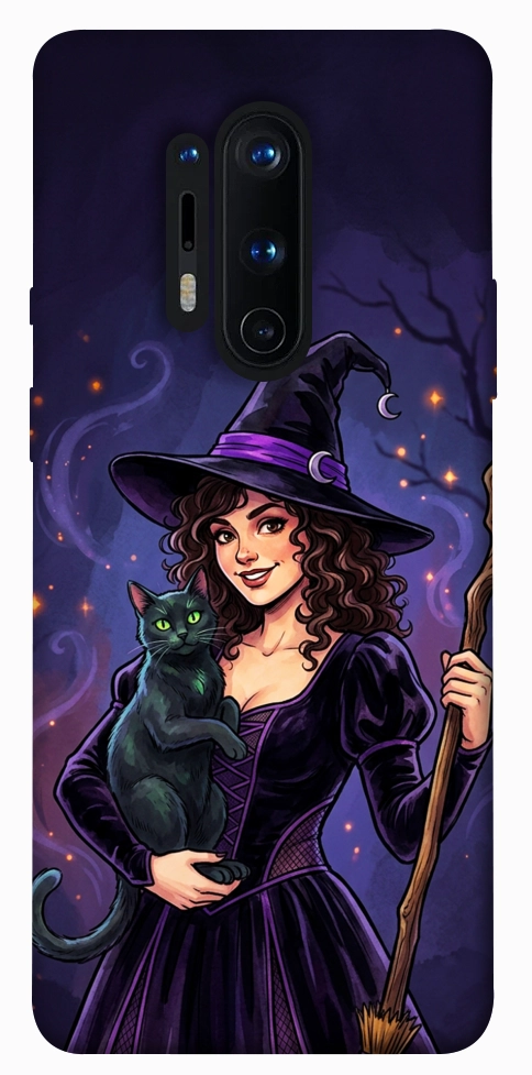 Чохол Witch and cat для OnePlus 8 Pro
