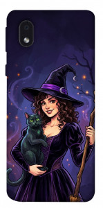 Чохол Witch and cat для Samsung Galaxy M01 Core