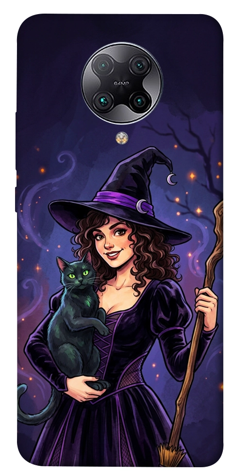 Чохол Witch and cat для Xiaomi Redmi K30 Pro