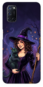 Чехол Witch and cat для Oppo A52