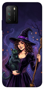Чехол Witch and cat для Xiaomi Poco M3