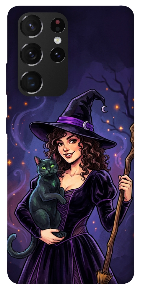 Чехол Witch and cat для Galaxy S21 Ultra