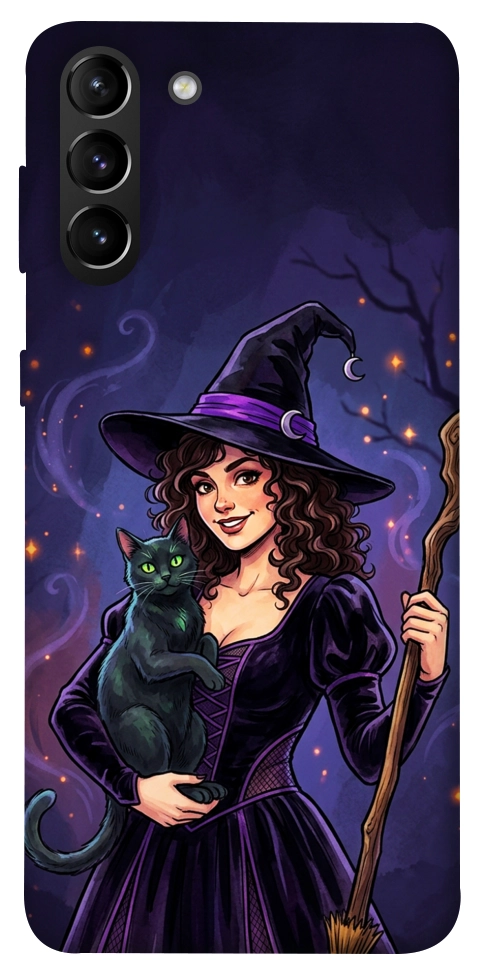 Чохол Witch and cat для Galaxy S21+