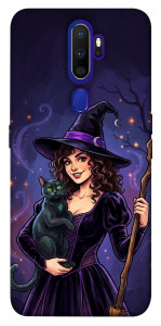 Чохол Witch and cat для Oppo A5 (2020)