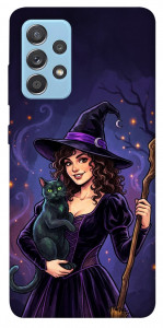 Чохол Witch and cat для Samsung Galaxy A52 4G