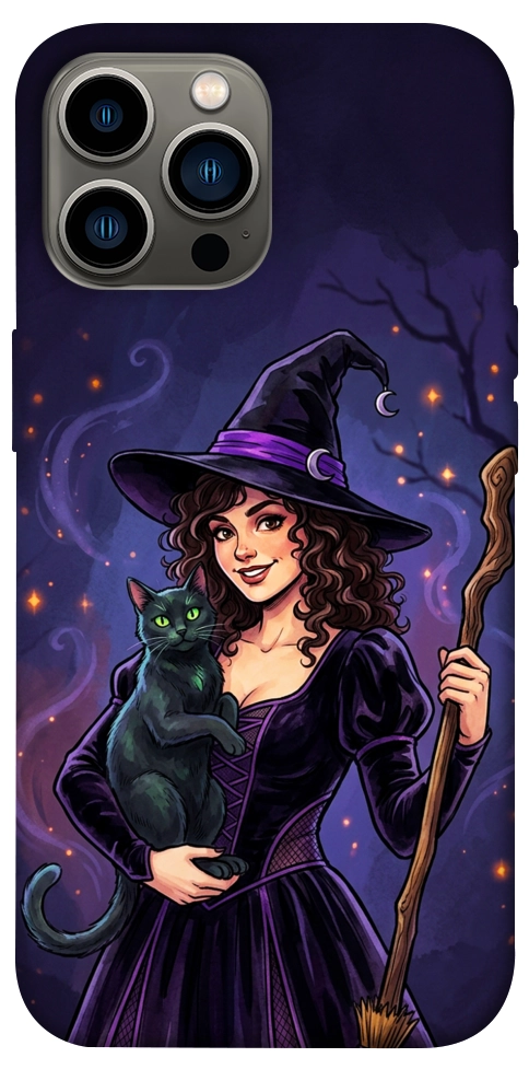 Чехол Witch and cat для iPhone 13 Pro Max