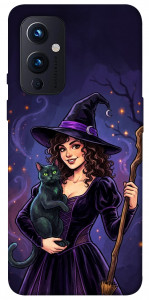 Чехол Witch and cat для OnePlus 9
