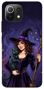 Чохол Witch and cat для Xiaomi Mi 11 Lite