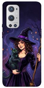 Чохол Witch and cat для Oneplus 9 pro