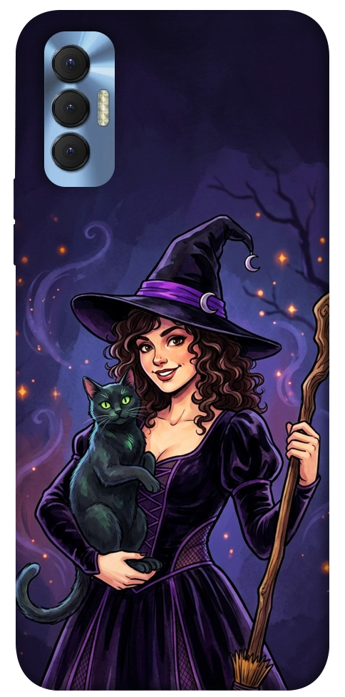 Чехол Witch and cat для TECNO Spark 8P