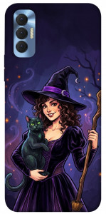 Чехол Witch and cat для TECNO Spark 8P