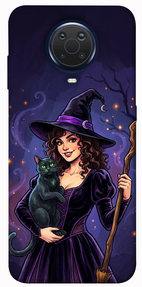 Чехол Witch and cat для Nokia G20