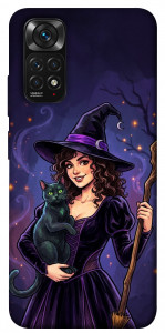 Чохол Witch and cat для Xiaomi Redmi Note 11 (Global)
