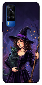 Чехол Witch and cat для Vivo Y51a