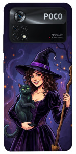 Чехол Witch and cat для Xiaomi Poco X4 Pro