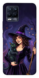 Чехол Witch and cat для Realme 8