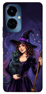 Чохол Witch and cat для TECNO Camon 19 Pro (CI8n)