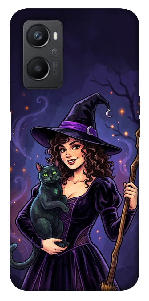 Чехол Witch and cat для Oppo A96