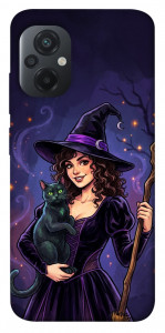 Чохол Witch and cat для Xiaomi Poco M5