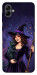 Чохол Witch and cat для Galaxy A04